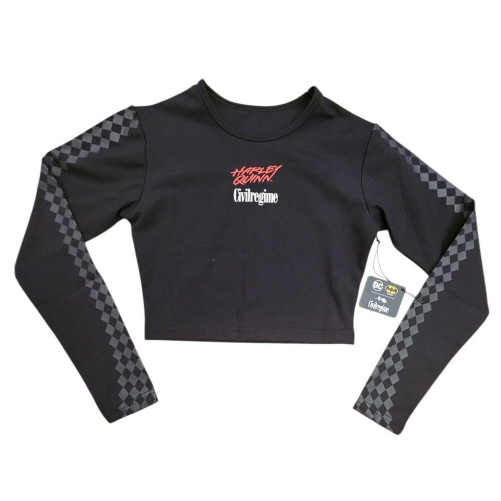 Civil Regime x Harley Quinn Batman Women's Long Sleeve Top size XS
